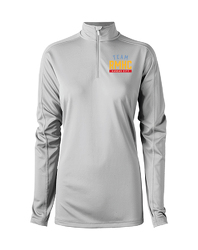 Platinum Embroidered Ladies Interlock 1/4 Zip